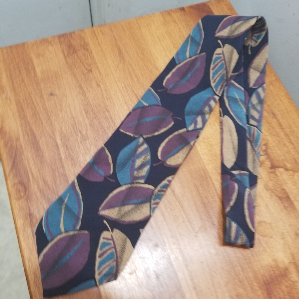 Oscar de la Renta Couture collection Silk Tie Vtg